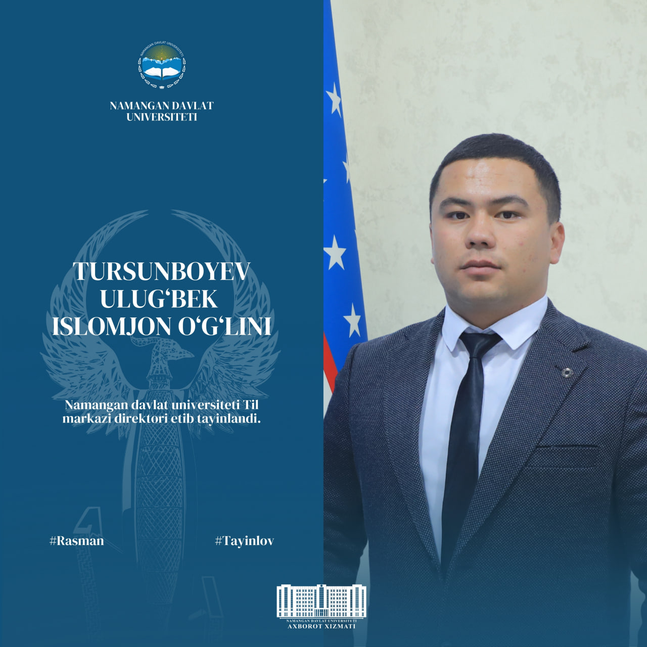 Til markaziga direktor tayinlandi